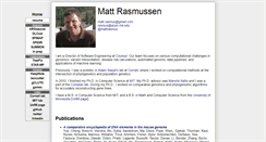 Desktop Screenshot of mattrasmus.com