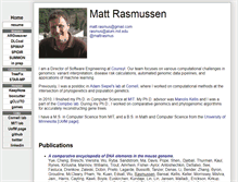 Tablet Screenshot of mattrasmus.com